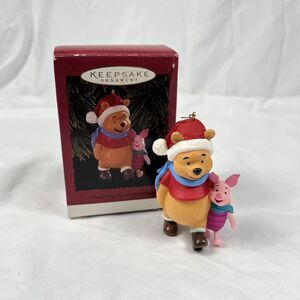 Hallmark 1996 Winnie The Pooh And Piglet Disney Keepsake‎ Christmas Ornament